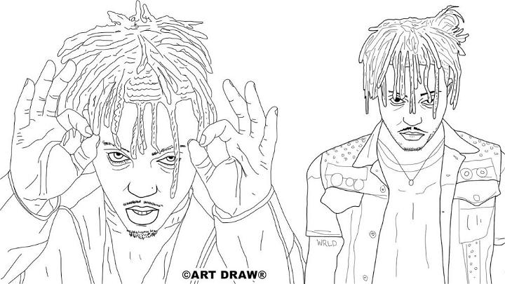 Easy Juice Wrld Drawing