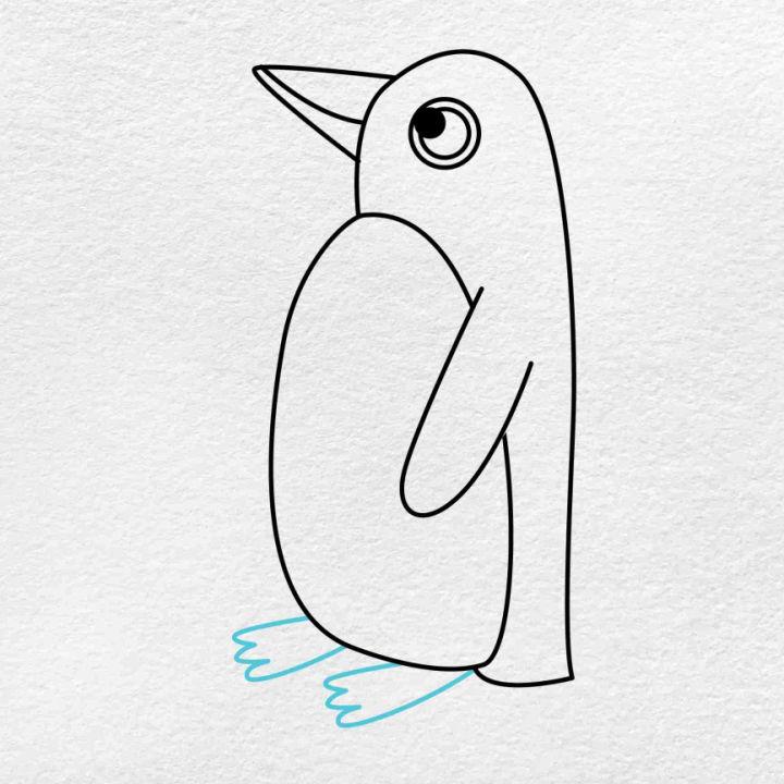Easy Penguin Drawing