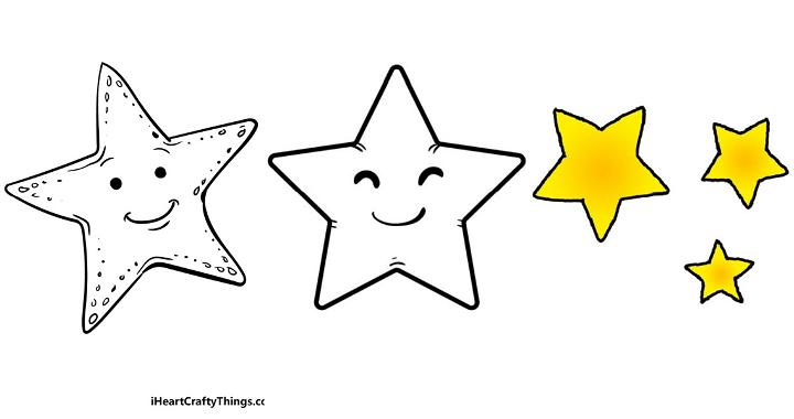 Easy Star Drawing Ideas and Tutorials