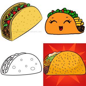 Easy Taco Drawing Ideas And Tutorials