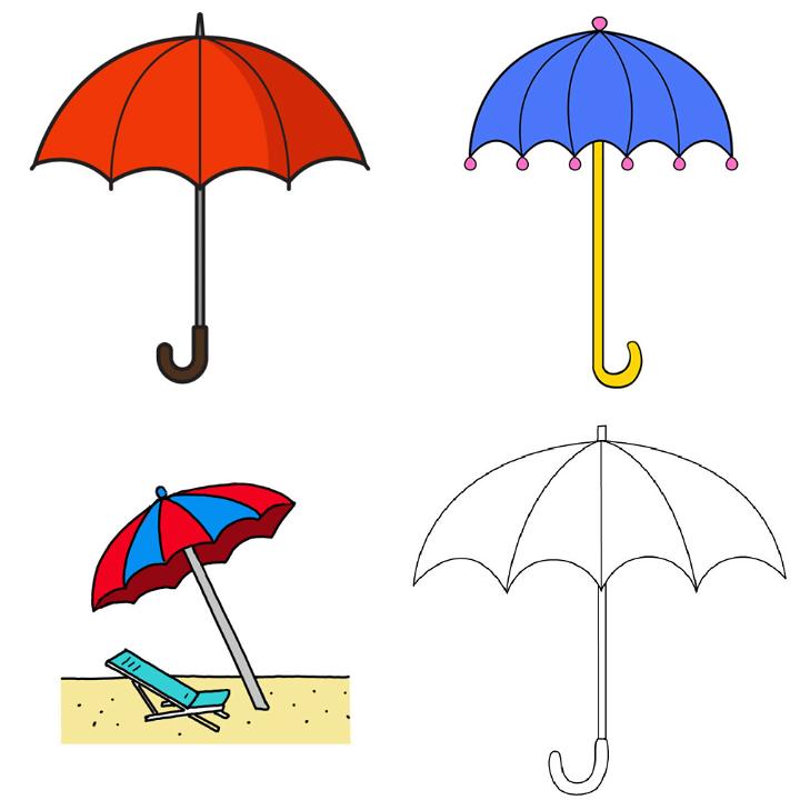 How to Draw an Umbrella Easy Step by Step Drawing Tutorial for Beginners |  How to Draw Step by Step Drawing Tutorials