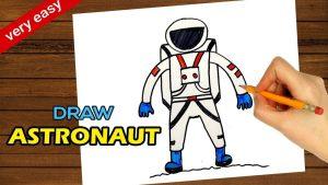 25 Easy Astronaut Drawing Ideas - How to Draw