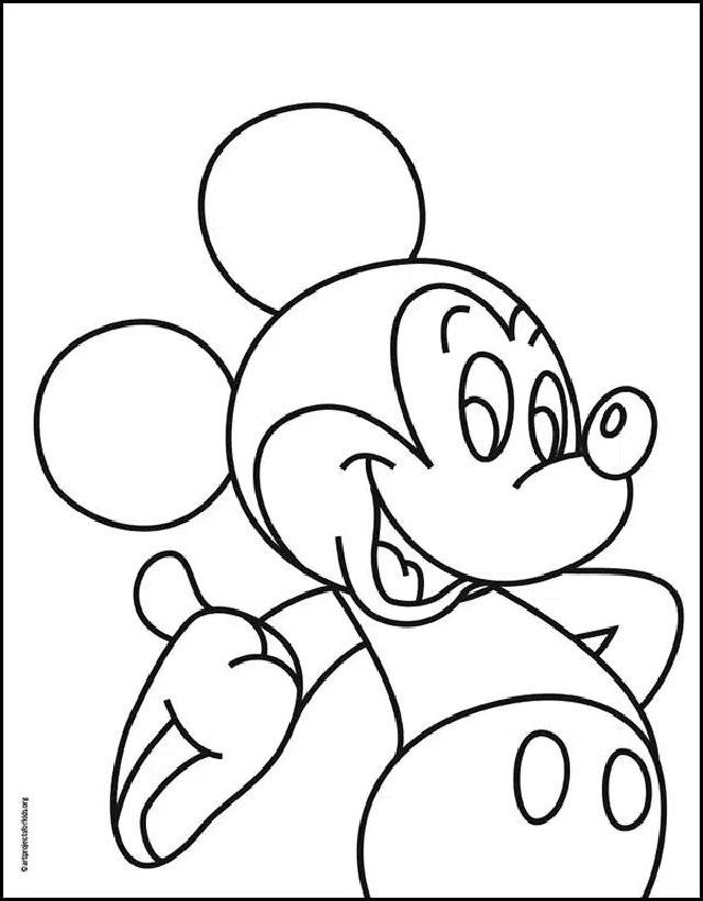 Easy to Draw Mickey Mouse