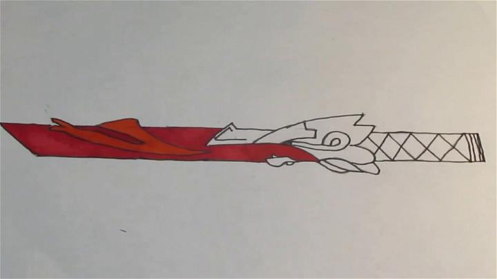 Fire Sword Drawing