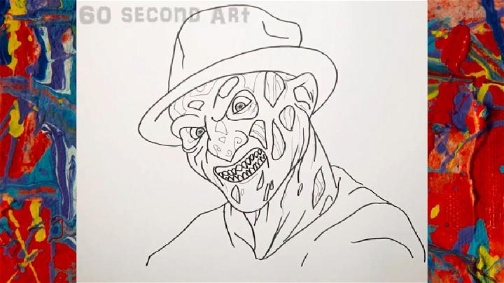 Freddy Krueger Drawing for Beginners