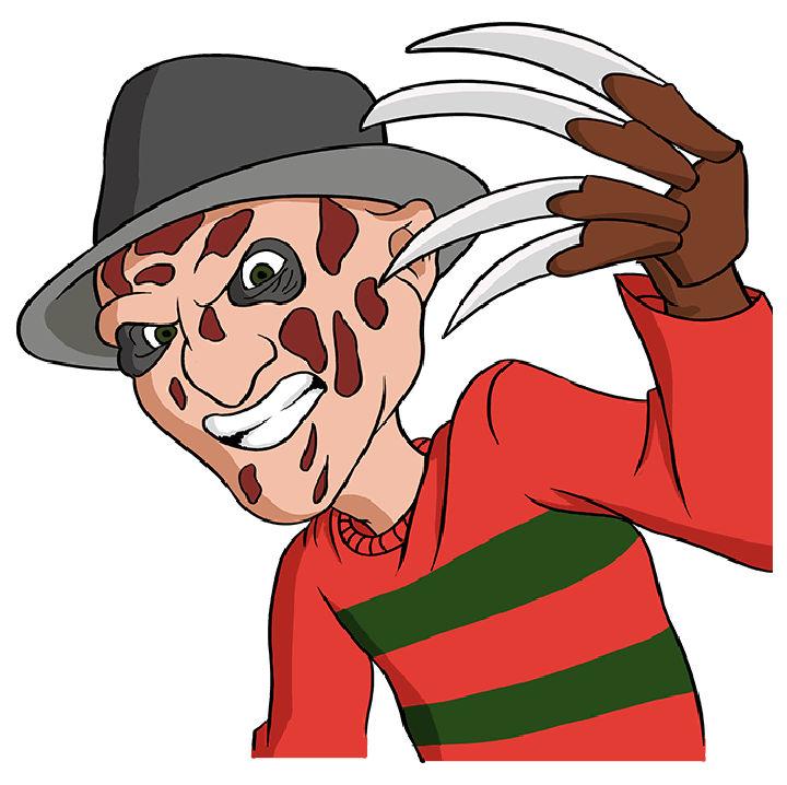 Freddy Krueger Drawing from Nightmare on Elm Street