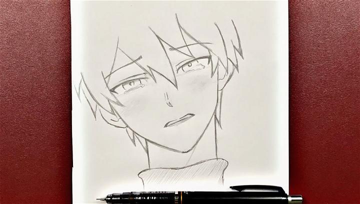 Handsome Anime Boy Drawing