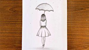 15 Easy Umbrella Drawing Ideas - How to Draw an Umbrella