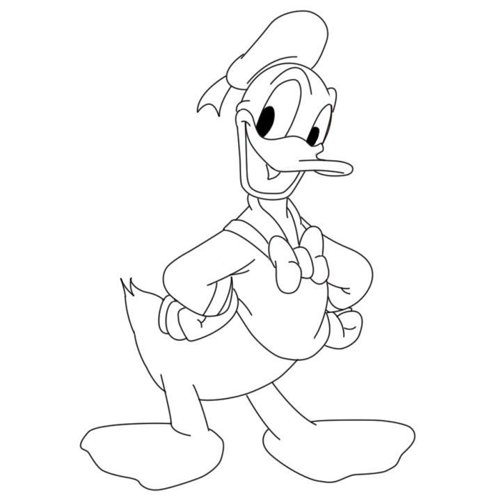 How To Draw Donald Duck