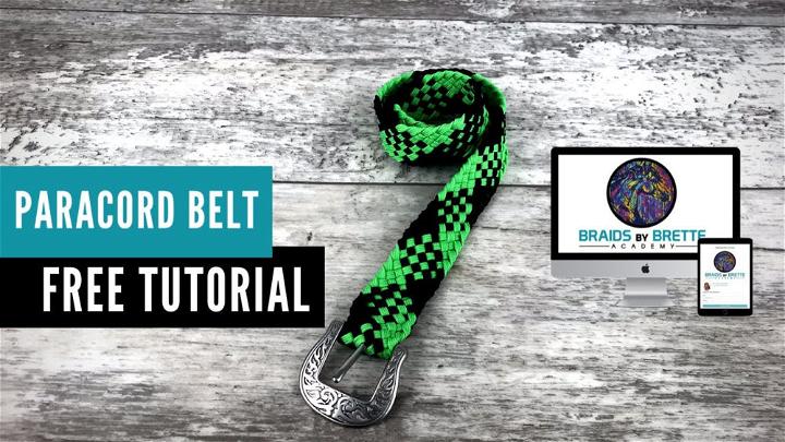 How to Braid a Paracord Belt