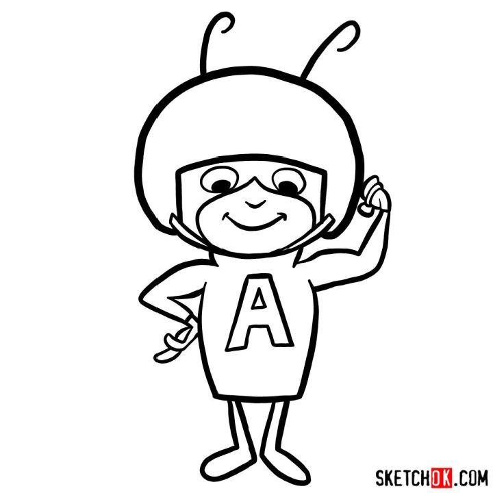 How to Draw Atom Ant