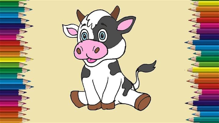 How to Draw Baby Cow