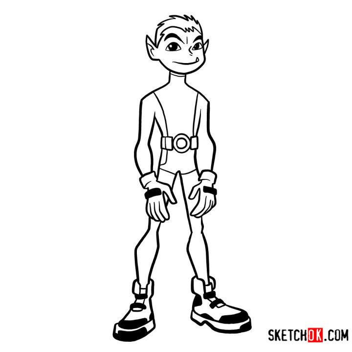 How to Draw Beast Boy