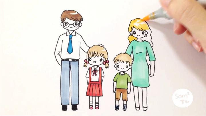 How to Draw Family Member