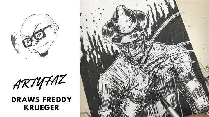 How to Draw Freddy Krueger Narrated