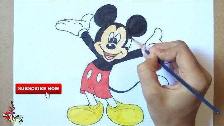 How to Draw Original Mickey Mouse