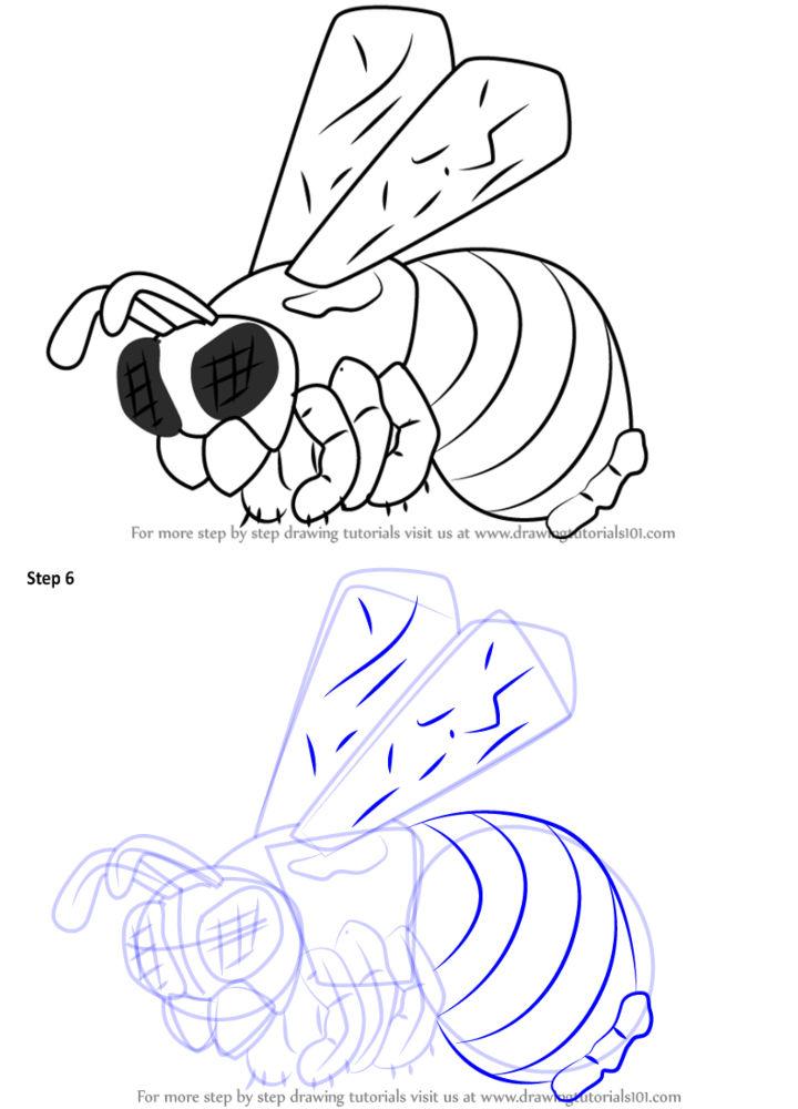 How to Draw Queen Bee from Terraria