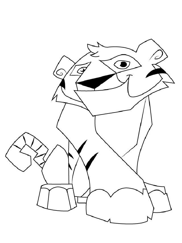 How to Draw Tiger from Animal Jam