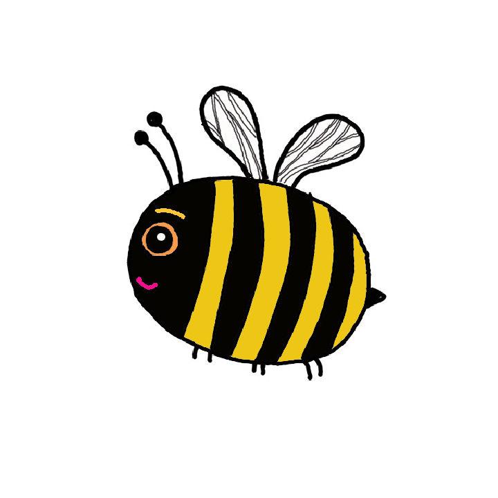 How to Draw a Bee Step by Step