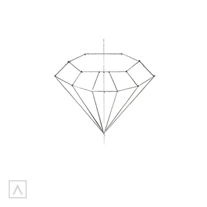 How to Draw a Dazzling Diamond