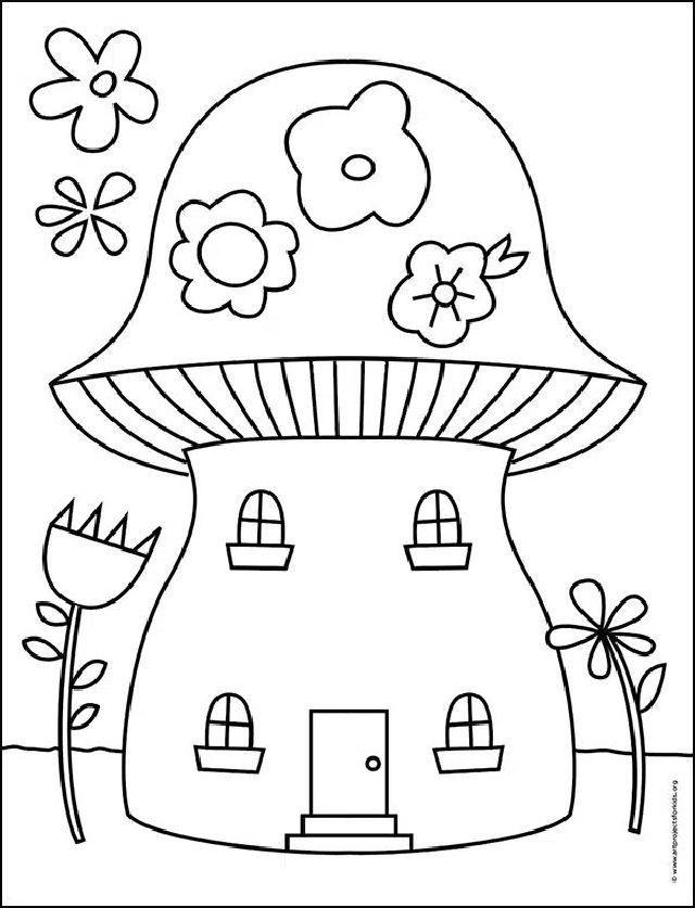 How to Draw a Fairy House