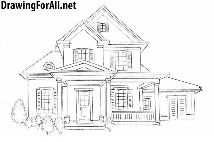 How to Draw a House for Beginners