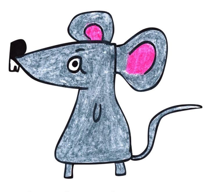 How to Draw a Rat from Word Rat