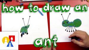 25 Easy Ant Drawing Ideas - How to Draw an Ant