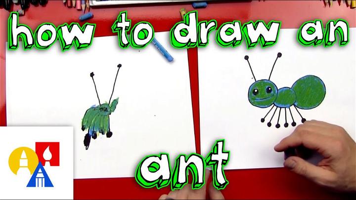 How to Draw an Ant for Young Artist