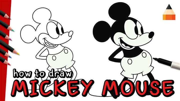 How to Sketch Mickey Mouse