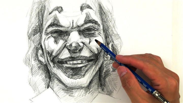 Joaquin Phoenix Joker Drawing