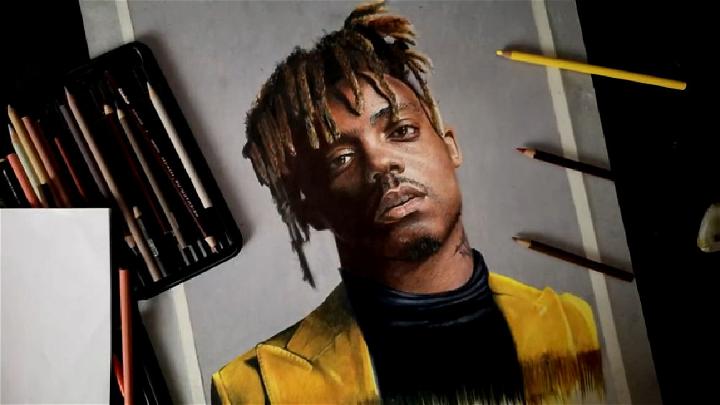 Juice Wrld Drawing Step by Step Instructions
