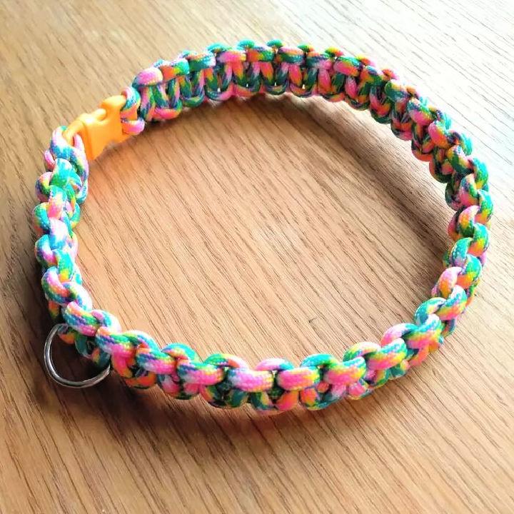 Make a Funky Paracord Pet Collar