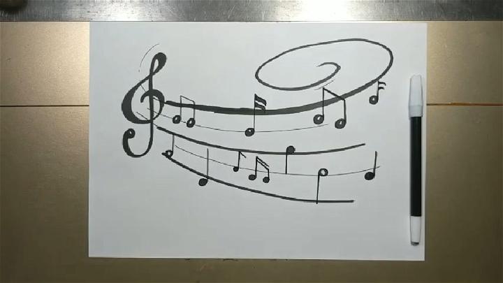 15 Easy Music Notes Drawing Ideas - How to Draw (2023)