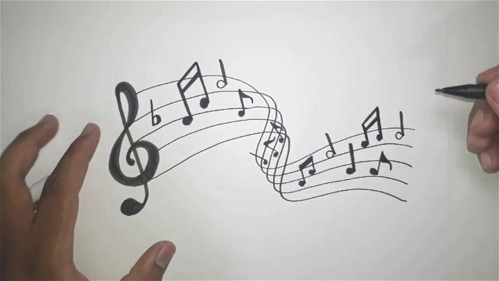 Musical Notes Drawing in 5 Minutes