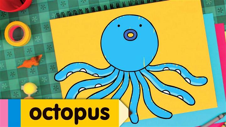 Octopus Drawing Lesson for Kids