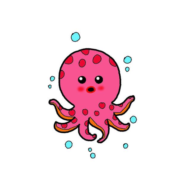 Octopus Drawing for Kids