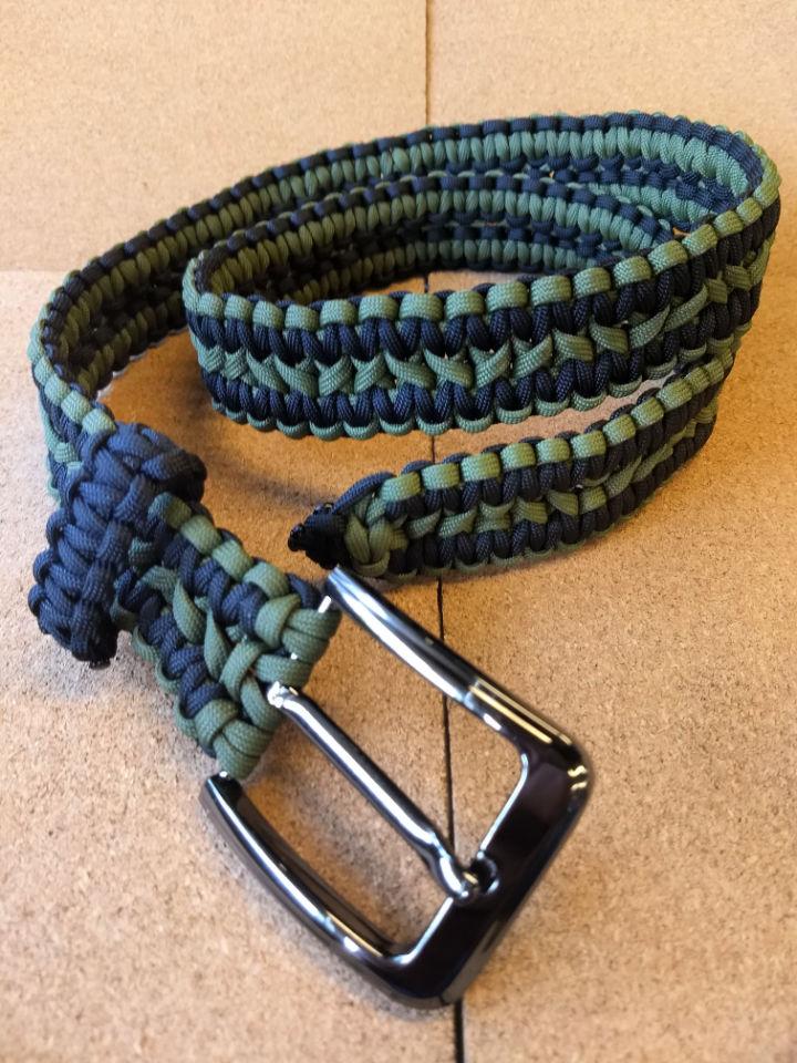 Paracord Belt with Metal Buckle Step by Step