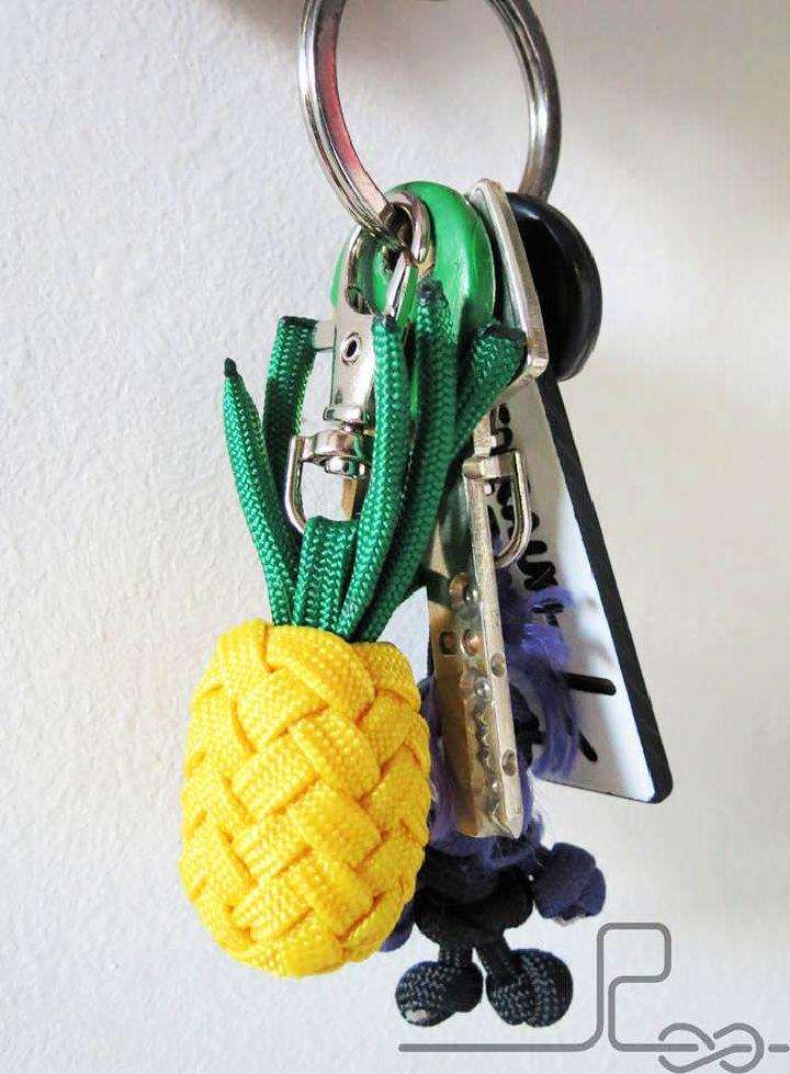 Paracord Pineapple Key Chain
