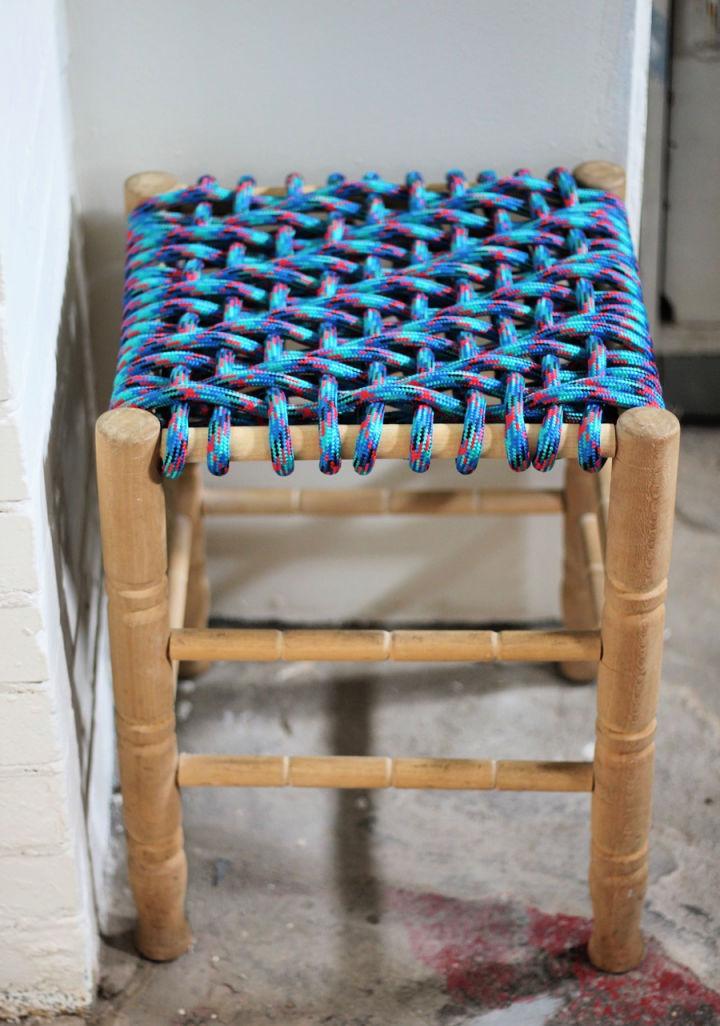 Paracord Woven Stool DIY