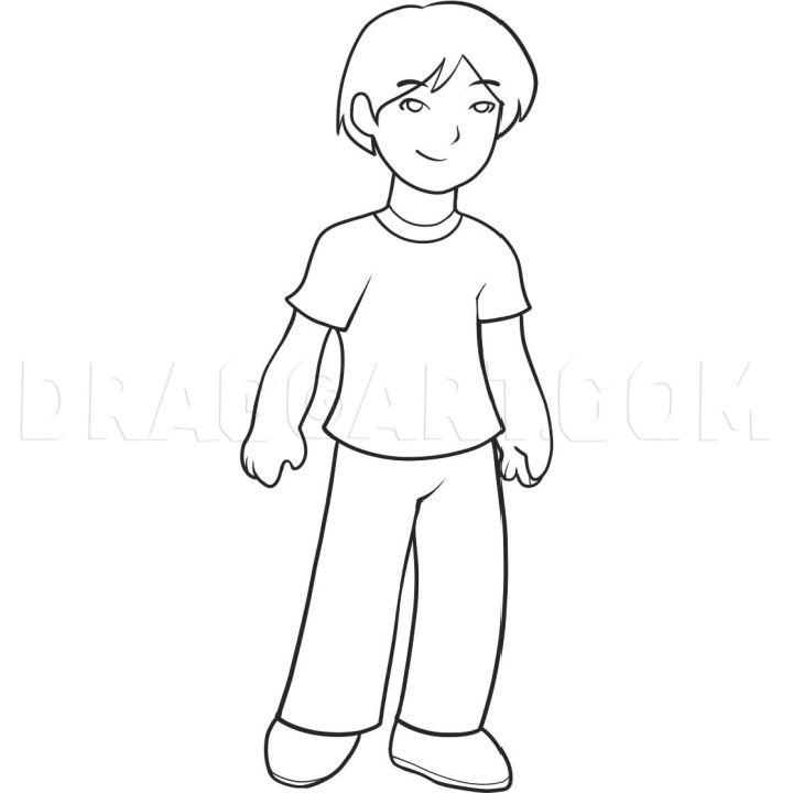 25 Easy Boy Drawing Ideas How to Draw a Boy Blitsy