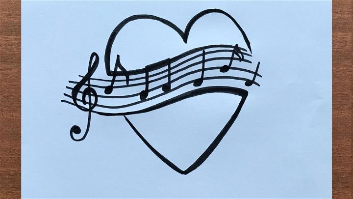 Simple Hand Drawn Music Notes