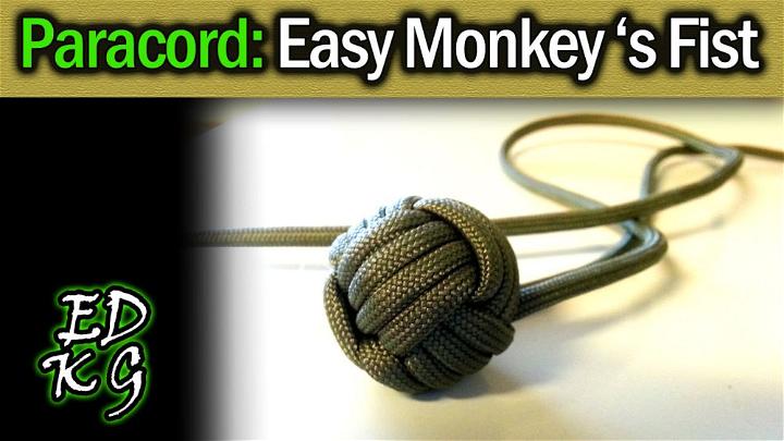 Simple Paracord Monkey Fist