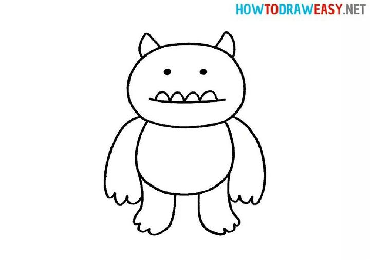 Simple Way to Draw a Monster