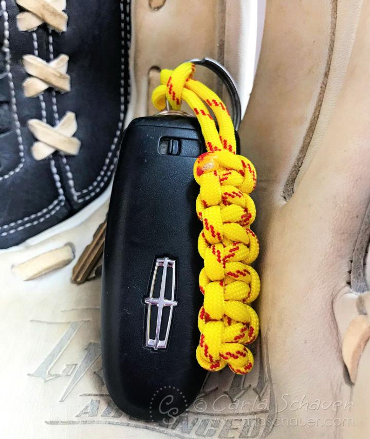 Softball Keychain from Paracord