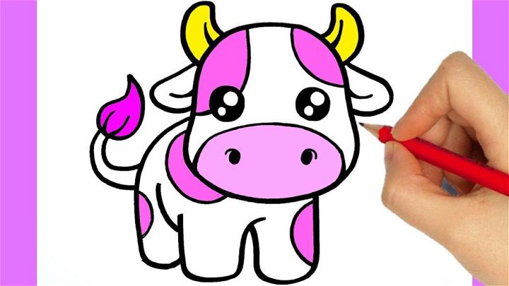 Strawberry Cow Drawing