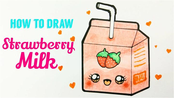 Strawberry Milk Drawing