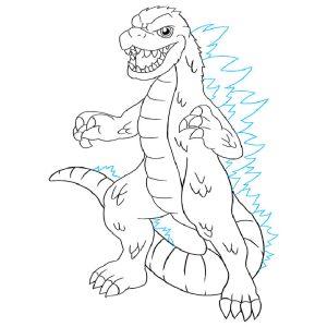 25 Easy Godzilla Drawing Ideas - How to Draw Godzilla