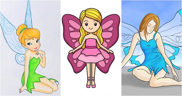 20 Easy Fairy Drawing Ideas - How to Draw a Fairy