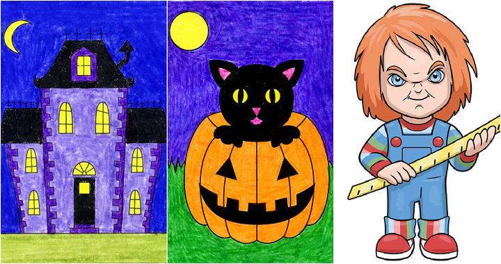 25 Easy Halloween Drawing Ideas - How to Draw Halloween